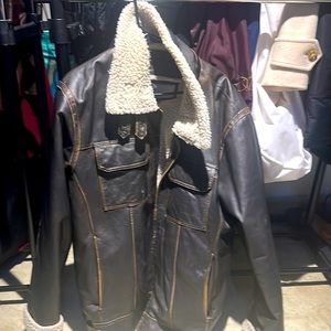 Emmet classic leather bomber